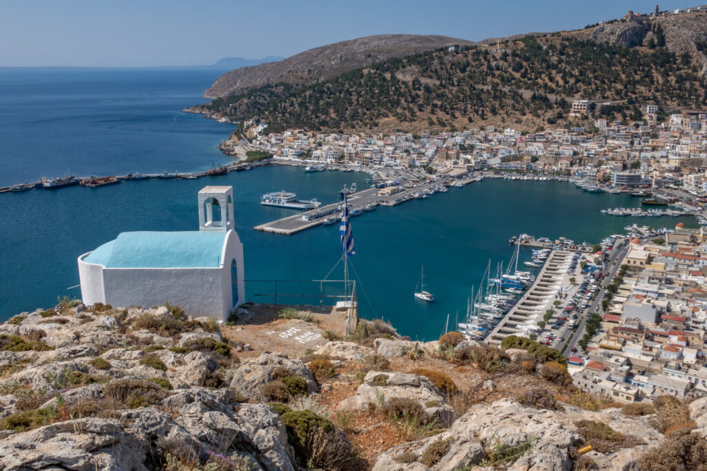 Kalymnos från ovan