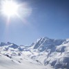med Schweiz högsta topp - Dufourspitze 4634 möh